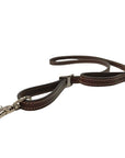 Dark Leather Stitched Tiedown