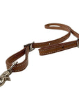 Light Leather Stitched Tiedown