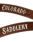 Floral Tooled Colorado Saddlery Barrel Breast Collar