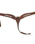 Colorado Saddlery White Lettered Roper Breast Collar