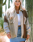 Luna Houndstooth Loose Shacket