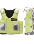 Hilason Junior Youth Bull Riding Pro Rodeo Leather Protective Vest Chaps