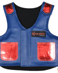 Hilason Junior Youth Bull Riding Pro Rodeo Leather Protective Vest Chaps
