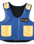 Hilason Junior Youth Bull Riding Pro Rodeo Leather Protective Vest Chaps