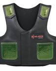 Hilason Junior Youth Bull Riding Pro Rodeo Leather Protective Vest Chaps