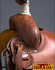 Western Horse Saddle American Leather Ranch Roping Trail Hilason Mahogany