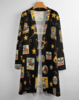 Vintage Cowgirl Collage Western Lightweight Cardigan