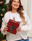 Elliana Star Crew Neck Plus Size Top