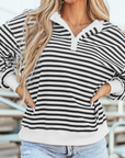 Amara Stripe Oversized Sweatshirt