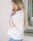 Magnolia Stripe Slouchy Sweater