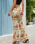 Retro Western Flare Pants