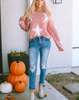 Katharine Star Spangled Casual Knit Sweater