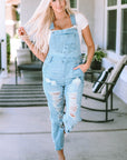 Sophia Constructed Bib Distressed Overalls