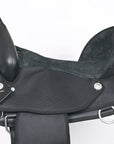 Hilason Horse Trail Pleasure Endurance Synthetic Saddle Black