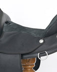 Hilason Horse Trail Pleasure Endurance Synthetic Saddle Black