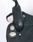 Hilason Horse Trail Pleasure Endurance Synthetic Saddle Black