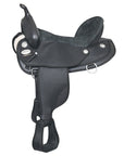 Hilason Horse Trail Pleasure Endurance Synthetic Saddle Black
