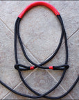 Hilason Bitless Bridle Hackamore Bosal Horsemanship Equestrian Horse Tack Red