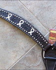 Hilason Western Horse Headstall & Breast Collar American Leather Black