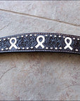 Hilason Western Horse Headstall & Breast Collar American Leather Black