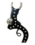 Pro Series 8" Black Steel Flat Cheek with 5" Floating Spade Mouth
