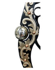 Pro Series 7" Black Steel Sheridan Flat Cheek with 5" Dogbone Mouth