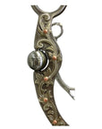 Pro Series 7" SS Sheridan Flat Cheek with 5" SI Square Port Mouth with Copper Inlay