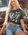 Vintage Yall Cowboy Boots Graphic Tee