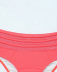 Aleena Scalloped Criss Cross High Waist Bikini