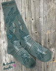 Lucky Chuck Fringe Tucumcari Gray Performance Socks