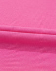 Pearl Beaded Ribbed Puff Sleeve Top