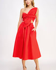 Knotted Bow Dress in color options