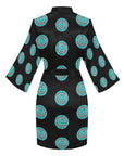 Turquoise Concho Women's Lounge Kimono Robe