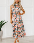 Clementine Floral Print Ruffled Maxi Dress