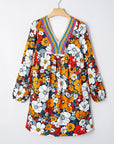 Blakely Floral Long Sleeve Mini Dress