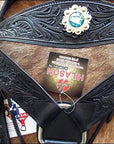 HILASON Western Horse Headstall Breast Collar Set Tack Genuine American Leather