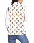 Cactus and Highland Cow Puffy Vest
