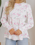 Amari Shirred Balloon Sleeve Blouse