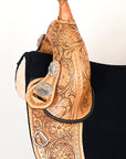 Hilason Western Horse Treeless Trail Barrel Saddle American Leather Tan