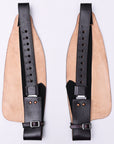 Hilason Leather Saddle Replacement Fender Pair With Hobble Straps Adult