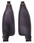 Hilason Leather Saddle Replacement Fender Pair With Hobble Straps Adult