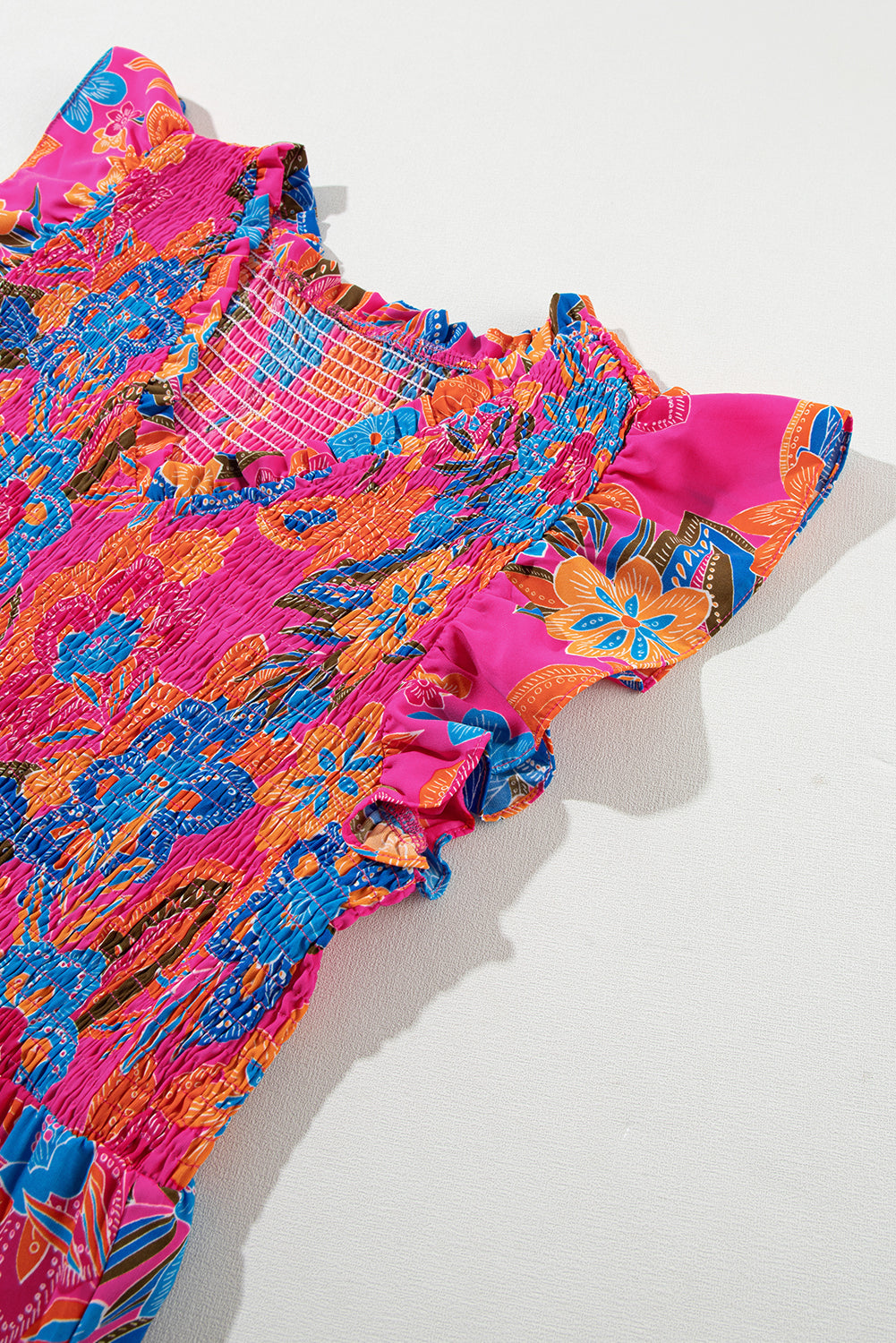 Jessie Ruffled Sleeveless Plus Size Long Dress