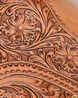 Hilason Classic Series Hand-Made Rodeo Bronc American Leather Saddle
