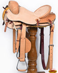 Horse Bronc Saddle Hilason Classic Series Rodeo American Leather
