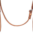Hilason Western American Leather Horse Bridle Headstall Tan
