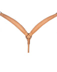 Hilason Western American Leather Horse Breast Collar Tan