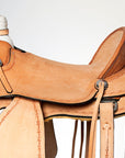 Western Horse Wade Saddle American Leather Ranch Roping Tan