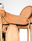 Western Horse Wade Saddle American Leather Ranch Roping Tan