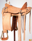 Western Horse Wade Saddle American Leather Ranch Roping Tan
