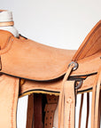 Western Horse Wade Saddle American Leather Ranch Roping Tan